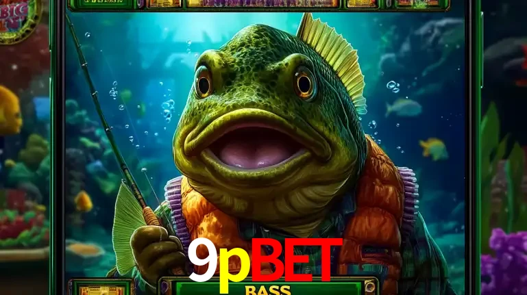 Personagem de peixe pescador do popular jogo de slot com tema de pescaria, uma das emocionantes opções de caça-níqueis para jogar e ganhar no cassino 9pbet.